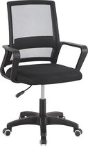 Tech Supplies - Ergonomische Bureaustoel - Bureaustoelen voor volwassenen - Business Office Chair Zwart
