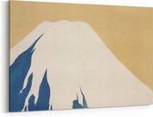 Schilderij op Canvas - 150 x 100 cm - Mount Fuji - Kunst - Kamisaka Sekka - Wanddecoratie - Muurdecoratie - Slaapkamer - Woonkamer