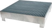 STIER - Lekbak - voor 4x200l vaten - 120x120x29cm