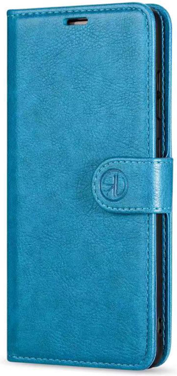 Samsung Galaxy S21 FE hoesje/L. book case met pasjeshouder hoge kwaliteit Blauw
