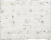Boxkleed met aquarel bloemen 80x100cm