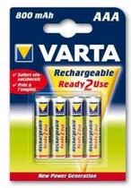 Varta 56703 Ready2Use 4xAAA Oplaadbare Batterijen