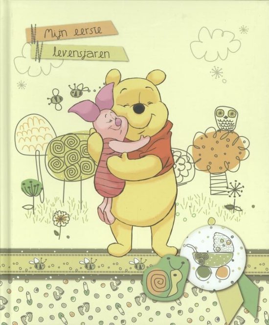 Cover van het boek 'Mijn eerste levensjaren / Winnie the Pooh' van Ghislaine van Delden