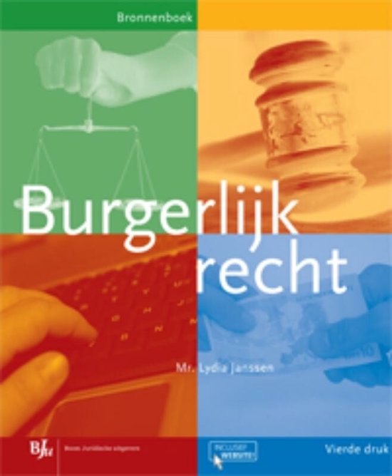 Burgerlijk recht Bronnenboek - cover