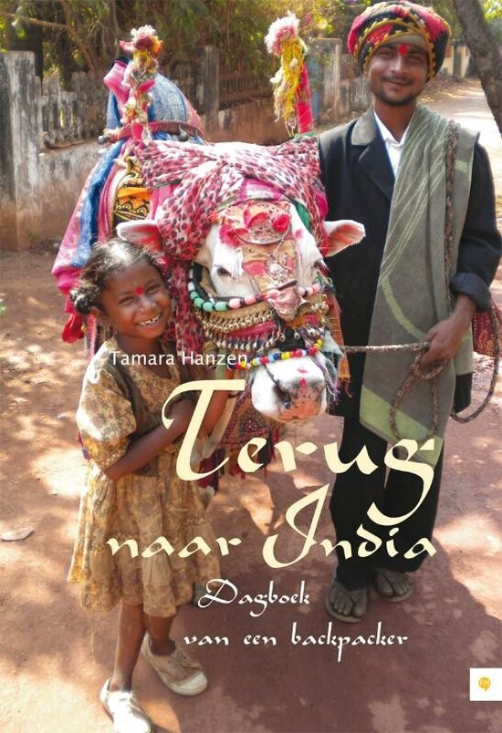 Cover van het boek 'Terug naar India' van Tamara Hanzen