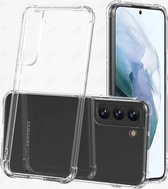Samsung S22 Plus Hoesje Transparant - Siliconen Back Cover Samsung Galaxy S22 Plus - Doorzichtig