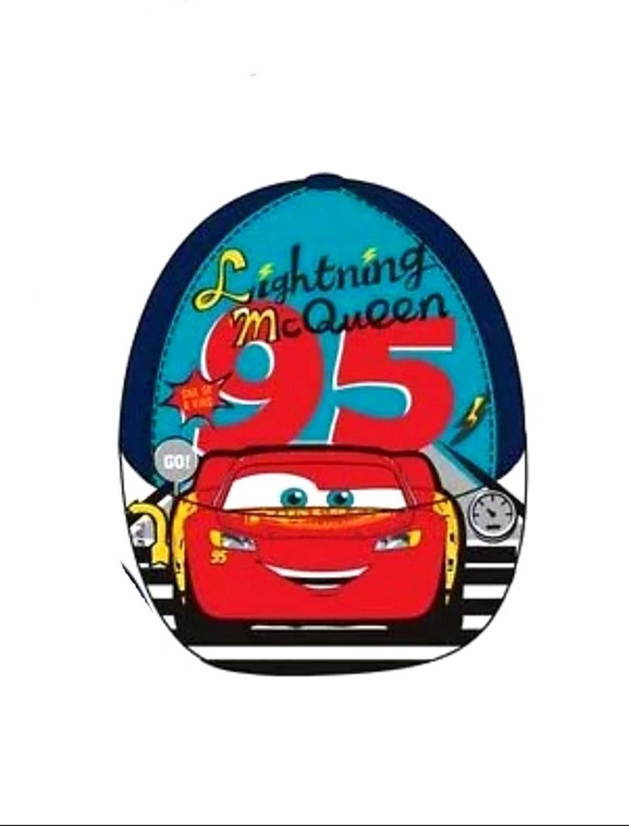 Disney Cars Baby Cap - Pet - Blauw - Maat 50 cm