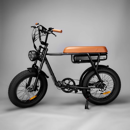 EBIKE, Large capacity battery long range 48v 12.5ah 750w, 25-50 km/u electric bicycle electric bike, Black - Merkloos