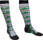 skisokken - snowboardsokken- hoge hardloopsokken - Molly Socks - mid compressie sokken - Wintersport - Triangle classic socks - bamboe - merino wol - antibacterieel sokken - 41-46