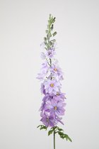 Kunstbloem - Delphinium - topkwaliteit decoratie - 2 stuks - zijden bloem - wit - 99 cm hoog