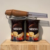 Gruppen Frappe mixer en Nestle frappe koffie