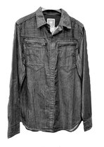 G-Star Raw Arc Zip Shirt - Color: Rinsed Black Denim - Maat M