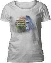 Ladies T-shirt Protect Gorilla Grey XL