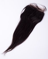 Human hair straight lace closure 5x5 20 inch