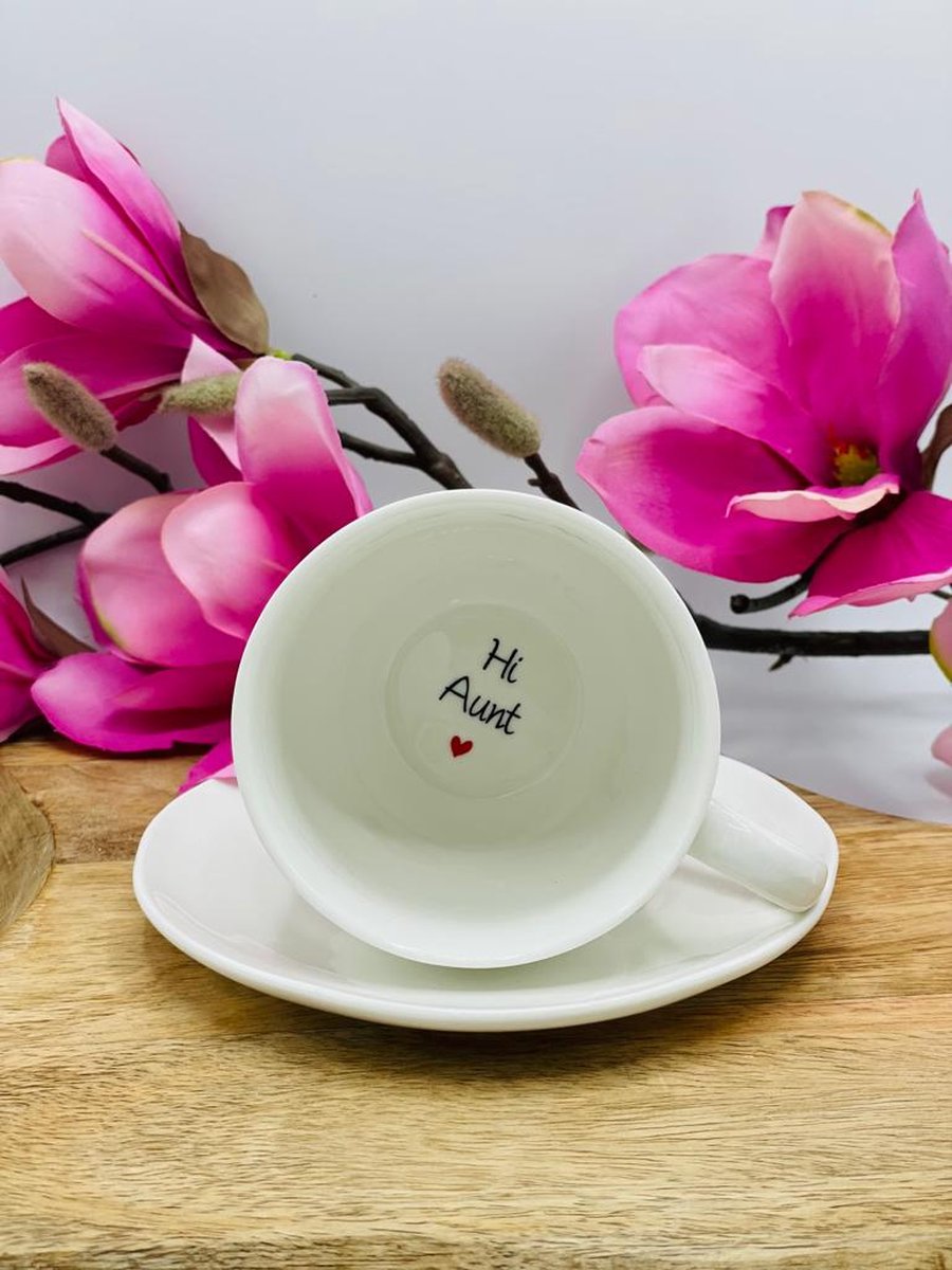 Goedkoopste Koffiekopje zwangerschap (aankondiging / bekendmaking) voor Aunt incl. bewaardoosje