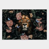 Artistic Lab Poster - Jungle Lion - 270 X 160 Cm - Multicolor