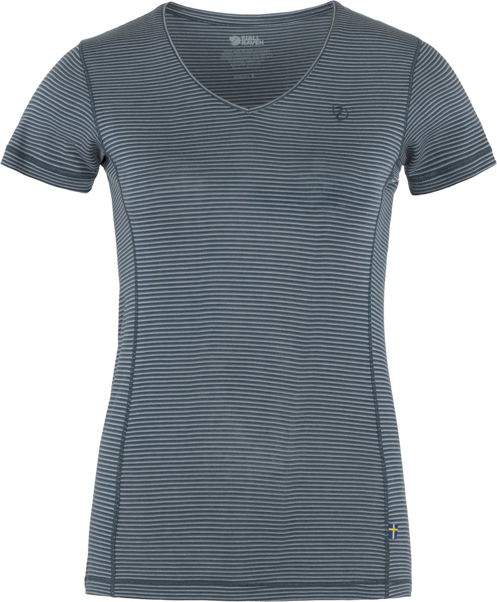 Fjallraven Abisko Cool T-shirt Women - Outdoorshirt - Dames - Blauw - Maat XL