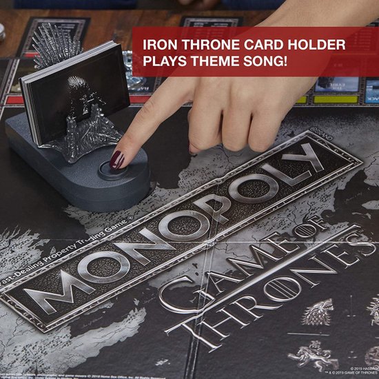 Thumbnail van een extra afbeelding van het spel HASBRO - MONOPOLY GAME OF THRONES - ENGELSE VERSIE - BORDSPEL