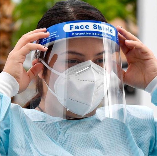 10 x Écran facial - Écran facial - Écran anti-éclaboussures - Masque facial  - FACE... | bol