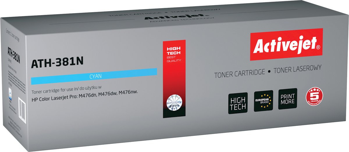 Toner Activejet ATH-383N (replacement HP 312A CF383A; Supreme; 2 700 pages; Magenta)