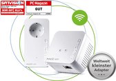 devolo Magic 1 WiFi mini: compacte Powerline Starter Kit voor betrouwbare Wi-Fi via stroomleiding door muren en plafonds, gaas, G.hn-technologie, gast-Wi-Fi