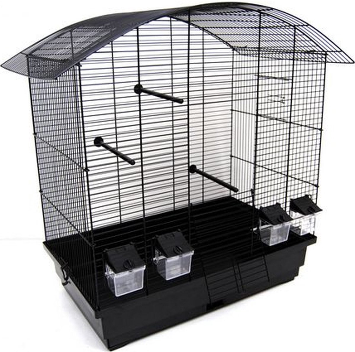 Vogelkooi Ula Zwart/Zwart