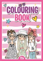 Colouring Book - Kleurboek - Meiden - Fashion - 72 Pagina's