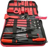 Thuys Auto Reparatieset - Reparatieset - Interieur Reparatie - Handig & Compleet - 38-delig Rood