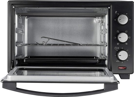 Jago® - Mini oven - met circulatielucht - Grill oven - Pizza oven- 1600 W -  30 Liter -... | bol.com