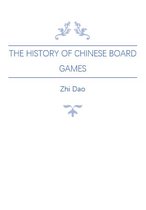 China Classified Histories - The History of Chinese Board Games