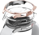 Ringke Slim - Samsung Watch 4 Classic 42MM Hoesje (2P) - Clear Roze Goud