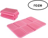 Camping zit matje - Picknick kussen - vouwkussen - Seat pad - Roze