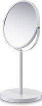UNIQ Make-up Spiegel met 3x Vegroting - Make-up en Scheer Spiegel - Staande spiegel - Wit