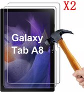 Tempered Glass Screen Protector Geschikt Voor Samsung Galaxy Tab A8 10.5 Inch 2021 - Ultradun Gehard Glas Screenprotector - Optimale Display Bescherming - Beschermglas Glasplaatje