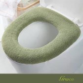 Gading® toiletbrilhoes - 2 pack elastische toiletbrilbekleding  -groen