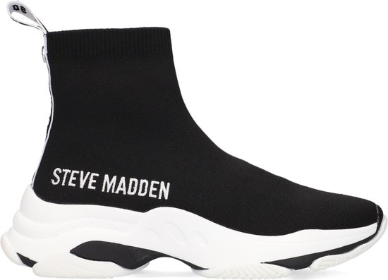 Steve Madden Master Hoge sneakers - Dames - Zwart - Maat 39