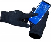 Mobilize Katoen Touchscreen Handschoenen M - Zwart