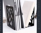 Boekenstandaard - Boekenhouder - Boekensteun - Metalen Boekensteun - Zwarte Boekenstandaard- Zwart - Metal Bookstand - Black Book Holder - Set van 2