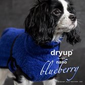 Dryup- Honden badjas-Hondenjas- speciaal voor de kleintjes-ruglengte tot 30 cm- Blauw