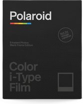 Polaroid Color i-Type Film Black Frame  - 1x8 stuks