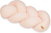 Knoopkussen - perzik - 58x31 cm - sierkussen