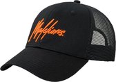 Malelions - pet - Signature cap - Zwart/ oranje - one size