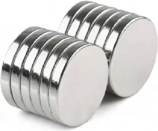 Ronde platte magneetjes 20 stuks - 10 x 3 mm - Radiatorfolie magneet -  koelkast -... | bol.com
