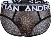 Andrew Christian - Leopard Mesh Slip - Maat L - Erotische Heren Onderbroek - Sexy Mannen Ondergoed