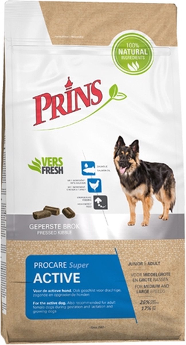 Prins Procare Super Active  - Hondenvoer - 3 kg