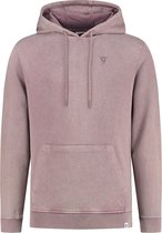 Purewhite -  Heren Regular Fit   Hoodie  - Roze - Maat XS