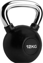 Bol.com RYZOR Kettlebell van 12 kg - Kettlebell voor crossfit - Bootcamp gewichten - Gewichten - Kogelhalter - Fitness gewichten... aanbieding