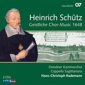 Dresdner Kammerchor, Cappella Sagittariana, Hans-Christoph Rademann - Schütz: Geistliche Chor-Music 1648 (2 CD)