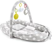 Babyjem - Baby Nestje - Luxe - Grey Dots - Speelboog