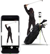 SelfieGOLF Record Golfschommel - Mobiele telefooncliphouder en trainingshulp - Golfaccessoires | Winnaar van het PGA beste product | Werkt met elke smartphone, snelle installatie